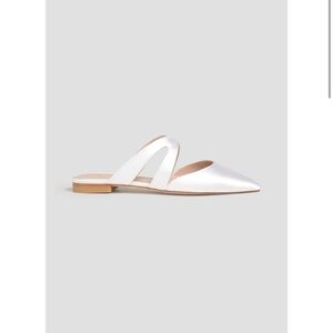 STUART WEITZMAN
Mariposa cutout satin slippers
